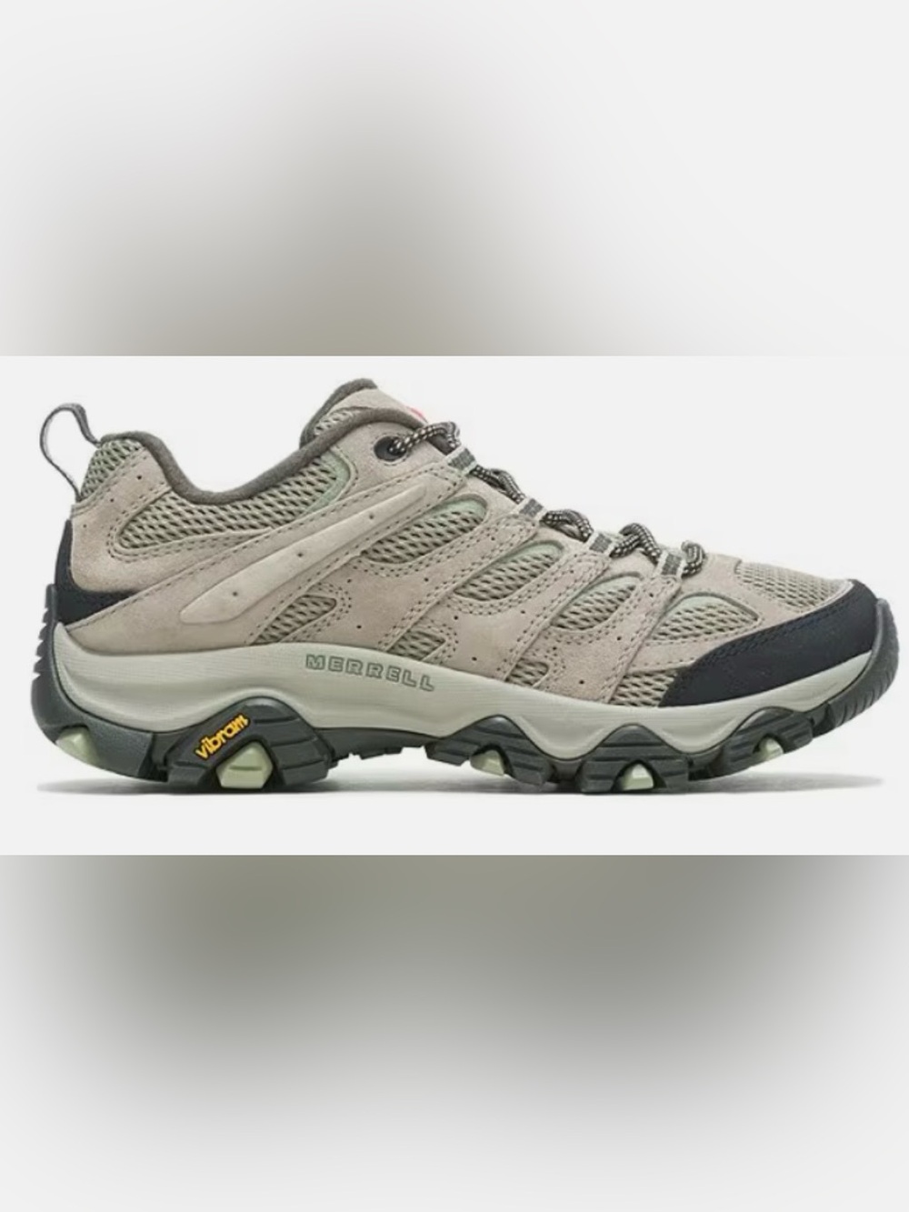 NIB Merrell Women's Moab 3 Waterproof Hiking Shoes Sz 8.5 BRINDLE/TEA - Picture 2 of 13
